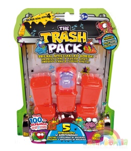 Trash Pack - Śmieciaki 5 FIGUREK w kontenerach - ZESTAW seria 4