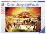 Ravensburger puzzle 3000 elementów Sawanna Masajów - Afryka