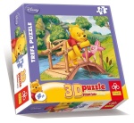 Trefl 3D puzzle 72 elementy Kubuś Puchatek nad potokiem 35724