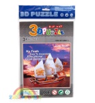 3D puzzle piankowe przestrzenne  - Chińska Dżonka