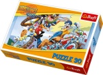 Trefl puzzle 30 Looney Tunnes - Królik Bugs i Kaczor Duffy na rowerach 18169