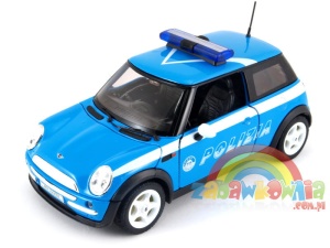 model Welly 1:24 - Mini Cooper POLIZIA