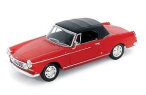 Peugeot 404 Cabriolet soft top model Welly w skali 1:24