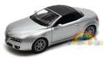 Alfa Spider cabriolet soft top model Welly w skali 1:24