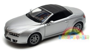 Alfa Spider cabriolet soft top model Welly w skali 1:24