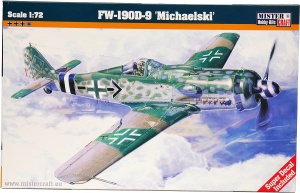 model do sklejania samolot Focke Wulf FW-190D-9 Michaelski 1:72