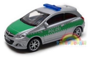 Opel Corsa OPC policja niemiecka - model Welly skala 1:43