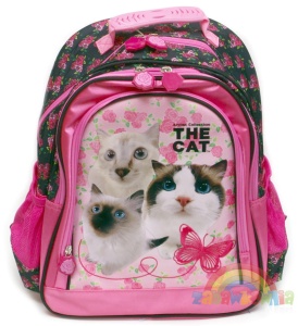 DERFORM plecak szkolny THE CAT kotki