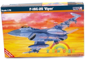 model do sklejania samolot F-16C-25 Viper 1:72