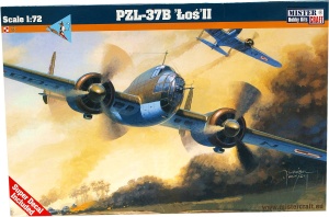 model do sklejania samolot PZL-37B Łoś II 1:72
