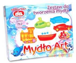 Mydło Art - zestaw do tworzenia mydła POJAZDY