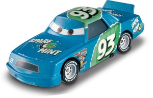 Auta 2 - samochodzik metalowy Mattel Spare o Mint no. 93