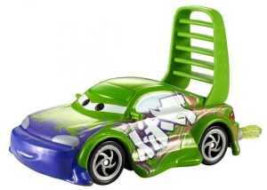 Auta 2 - samochodzik metalowy Mattel Wingo z płomieniami