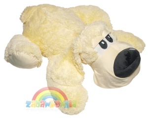 olbrzymia maskotka pies leżący 120cm