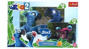 Trefl puzzle 2w1 RIO 2 24 i 48 elementów