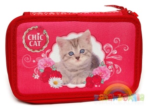 Piórnik PATIO dwustronny CHIC CAT