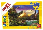 DINO puzzle 100 elementów XXL Dinozaury