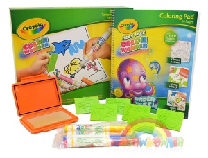 Crayola Core - COLOR WONDER - malowanie niebrudzące! ze stempelkami