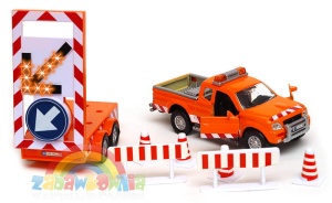 auto z przyczepą pomoc drogowa Mitsubishi L200