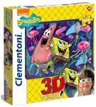 Clementoni puzzle 104 elementy 3D Vision SpongeBob