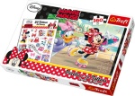 Trefl puzzle 160 elementów i tatuaże - Myszka Minnie
