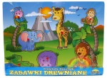 00396 Układanka drewniana - zwierzęta afrykańskie
