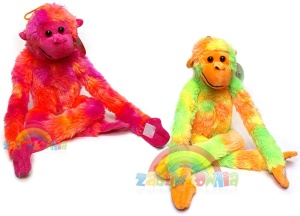 pluszowa małpa neonowa 50cm