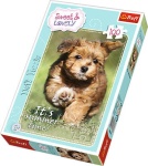 Trefl puzzle 100 elementów Sweet and Lovely - piesek na łące