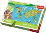 Trefl puzzle Edukacyjne - Mapa Świata 100 elementów