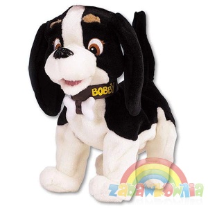 Epee Interaktywny piesek Bobby Beagle z gwizdkami - czarno biały
