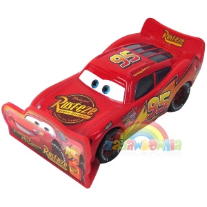 Auta 2 - samochodzik metalowy Matell Zygzak McQueen z banerem - Cars