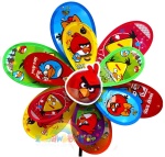 Ogromny kolorowy wiatraczek Angry Birds