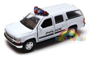 Chevrolet Suburban 2001 policja 1:34 model WELLY