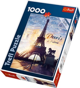 Trefl puzzle 1000 elementów Paryż o świcie - Wieża Eiffla