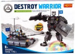 DESTROY WARRIOR  klocki TRANSFORMUJĄCE CZOŁG - ROBOR