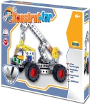 konstrukcyjne klocki metalowe Konstruktor - dźwig 141 elementów