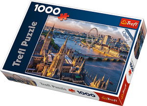 Trefl puzzle 1000 elementów Londyn z lotu ptaka