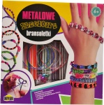 Metalowe bransoletki plecione
