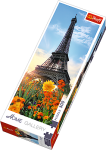 Puzzle 300 HOME GALLERY panorama Wieża Eiffela pośród kwiatów - Paryż