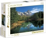 puzzle 500 Clementoni Blue Lake Matterhorn Alpy 30360