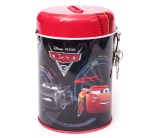 Metalowa skarbonka z kluczykiem Cars SKCA42