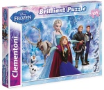 Puzzle Clementoni błyszczące Kraina Lodu 104