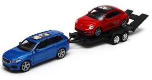 Volvo XC90 Volkswagen The Beetle laweta 1:34-39 model WELLY