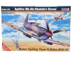 model do sklejania samolot Spitfire Mk. IXc Cyrk Skalskiego 1:72