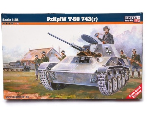 model do sklejania czołg Panzerwaffe PzKPfW T-60 743(r) 1:35