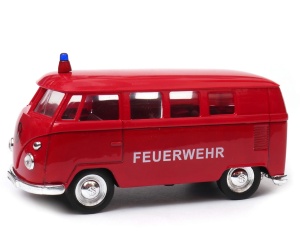 Volkswagen Classical Bus straż pożarna 1:34 - 39 WELLY