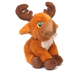 maskotka siedzący łoś 30cm