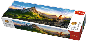 Trefl 1000 elementów Panorama puzzle - Passo di Diau Dolomity Włochy