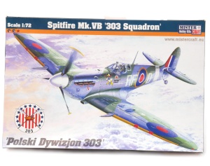 model do sklejania samolot Supermarine Spitfire Mk VB Dywizjon 303 1:72