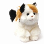 maskotka kotek 28cm Arlekin z dźwiękiem